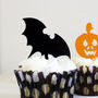 Halloween Mini Cake Toppers Set Of Six, thumbnail 3 of 11