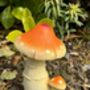 Set Of Four Mushroom Garden Ornaments, thumbnail 5 of 5