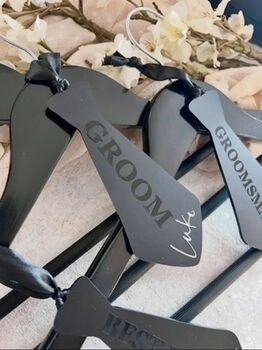 Personalised Groomsmen Hanger Tag, 5 of 5
