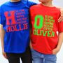 Childrens Personalised Name T Shirt, thumbnail 3 of 9
