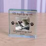 '… Forever In My Heart' Pet Memory Photo Glass Token, thumbnail 2 of 2