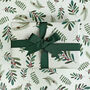 Christmas Wrapping Paper Christmas Foliage Design, thumbnail 1 of 11