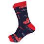 Men's Bamboo Socks Gift Box Nautical Lobsters, thumbnail 3 of 5