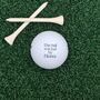 Six Personalised Golf Balls With ''This Ball Was Lost By .. ..'', thumbnail 3 of 5