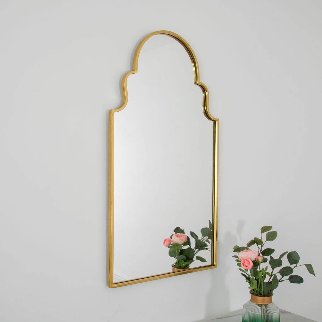 Decorative Wall Mirror Gold, 1 of 2