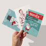 Funny Christmas Cards Set Of Eight A6 Size Adult Humour Xmas Designs, thumbnail 2 of 5