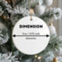 Any Football Stadium Illustrated Christmas Bauble Decoration, thumbnail 6 of 6