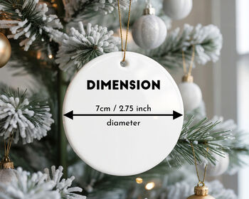 Any Football Stadium Illustrated Christmas Bauble Decoration, 6 of 6