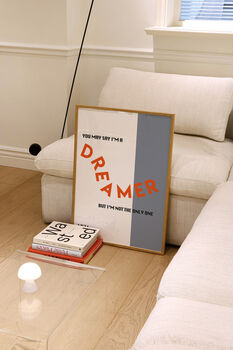 Imagine Giclée Retro Art Print, 3 of 4