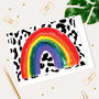 Rainbow Of Hope Greetings Card With Nhs Donation, thumbnail 2 of 4
