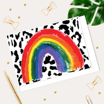Rainbow Of Hope Greetings Card With Nhs Donation, 2 of 4
