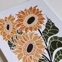 Sunflower Joy Bloom Art Print, thumbnail 4 of 6