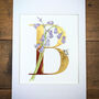 B Is For Bluebell Illuminated Flower Letter, thumbnail 2 of 6