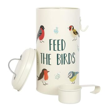 Feed The Birds Bird Seed Tin And Scoop, 3 of 3