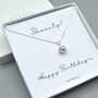 Sterling Silver 70th Birthday Necklace, thumbnail 1 of 2