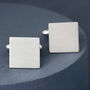 Sterling Silver Secret Message Cufflinks, thumbnail 8 of 9