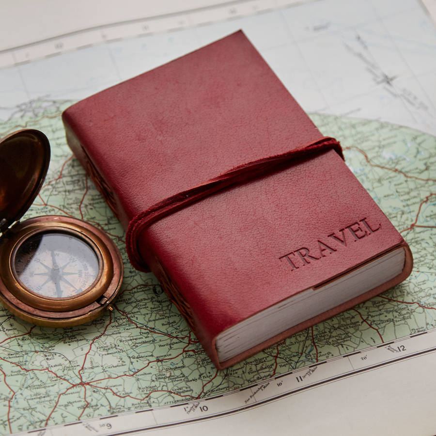 leather journal travel diary