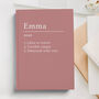 Personalised Name Notebook, thumbnail 1 of 7
