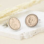 100th Birthday 1925 Farthing Coin Cufflinks, thumbnail 1 of 11