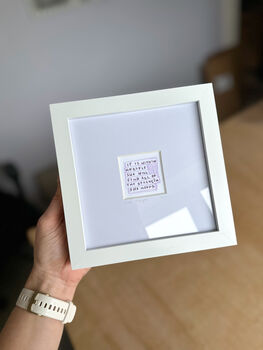 Positivity Quote Strong Women Mini Art Print, 4 of 8