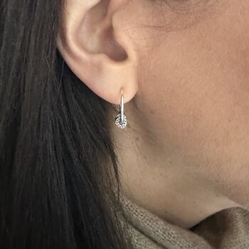 40th Birthday Infinity Ring Hoop Earrings, 6 of 6