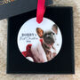 Puppy Dog's First Christmas Photo Tree Decoration, thumbnail 10 of 10