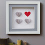 Framed, Personalised 3D Box Of Hearts, thumbnail 1 of 9