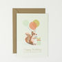 Squirrel Birthday Card, thumbnail 2 of 3
