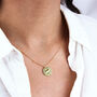 Zodiac Constellation Sign Coin Necklace, thumbnail 2 of 10