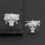 Weimeraner Cufflinks In Solid Silver, thumbnail 1 of 2