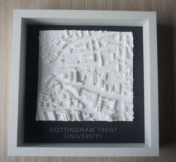 Graduation Gift Nottingham Trent University 3D Printed Map, 2 of 6