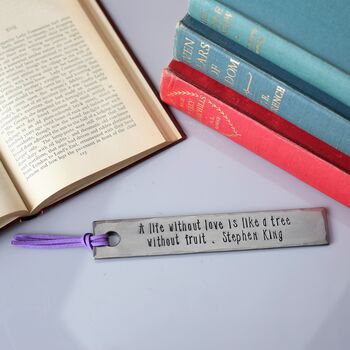Personalised Iron Bookmark For 6th Anniversary, 3 of 12