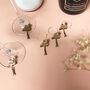 Personalised Party Flamingo Wine Glass Charms, thumbnail 5 of 12