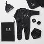 Initials Personalised Baby Sleepsuit, thumbnail 5 of 12
