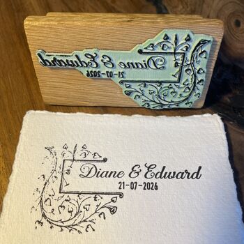 Personalised Wedding Favour Stamp, 8 of 9