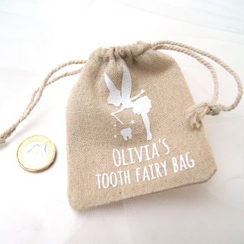 Parents Keepsake Personalised Tooth Fairy Bag, 6 of 8