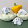 Ceramic Ghost Halloween Decoration, thumbnail 1 of 6