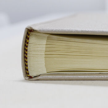Personalised Hand Bound Woven Cloth Photo Album, 5 of 9