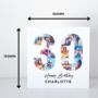Personalised 30th Birthday Photo Collage Card, thumbnail 3 of 8