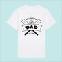 Number One Cricket Fan Dad Grandad Men's T Shirt, thumbnail 1 of 3