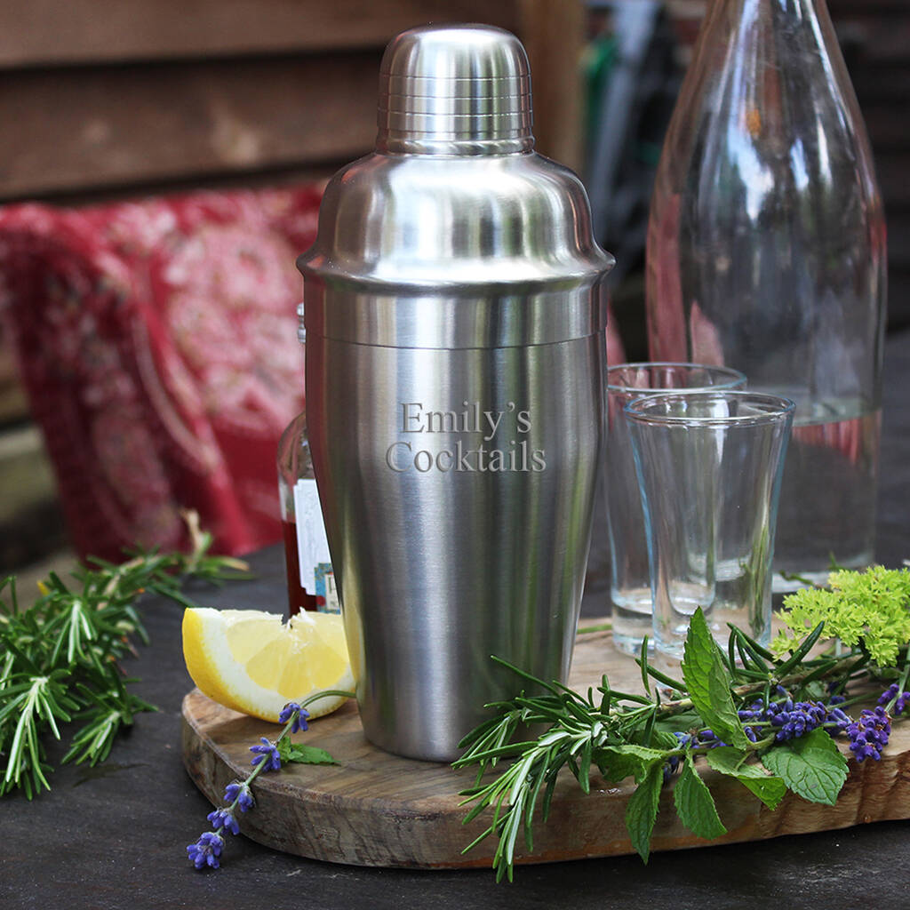 Stainless Steel Cocktail Shaker, 1 of 3