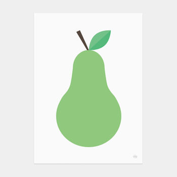 Green Pear Print, 2 of 4
