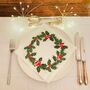 Christmas Holly Napkins ~ Compostable, thumbnail 5 of 5