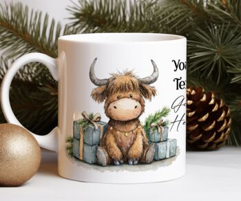 Personalised Christmas Highland Cow Family Gift Collection, 11 of 11