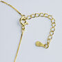 Gold Colour Sterling Silver Crystal Dinosaur Pendant Necklace, thumbnail 2 of 6