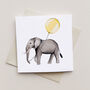 Baby Elephants Concertina Keepsake Card, thumbnail 4 of 5