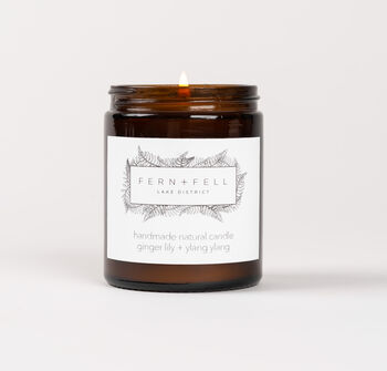 Relaxing Ginger Lily + Ylang Ylang Candle, 4 of 4