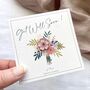 Get Well Soon Gift | Enamel Flower Pin And Card | Cheer Up Recovery Gift | Thinking Of You, thumbnail 1 of 12