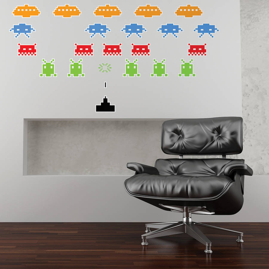 Space Invaders Wall Stickers, 1 of 9
