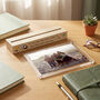 Personalised 'Our Adventures' From The Kids/Grandkids Wooden Base 6x4' Photo Frame, thumbnail 2 of 9